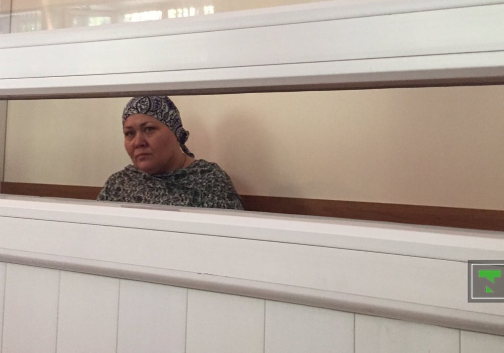 Татьяна Семченко на скамье подсудимых. Фото © Роза Есенкулова