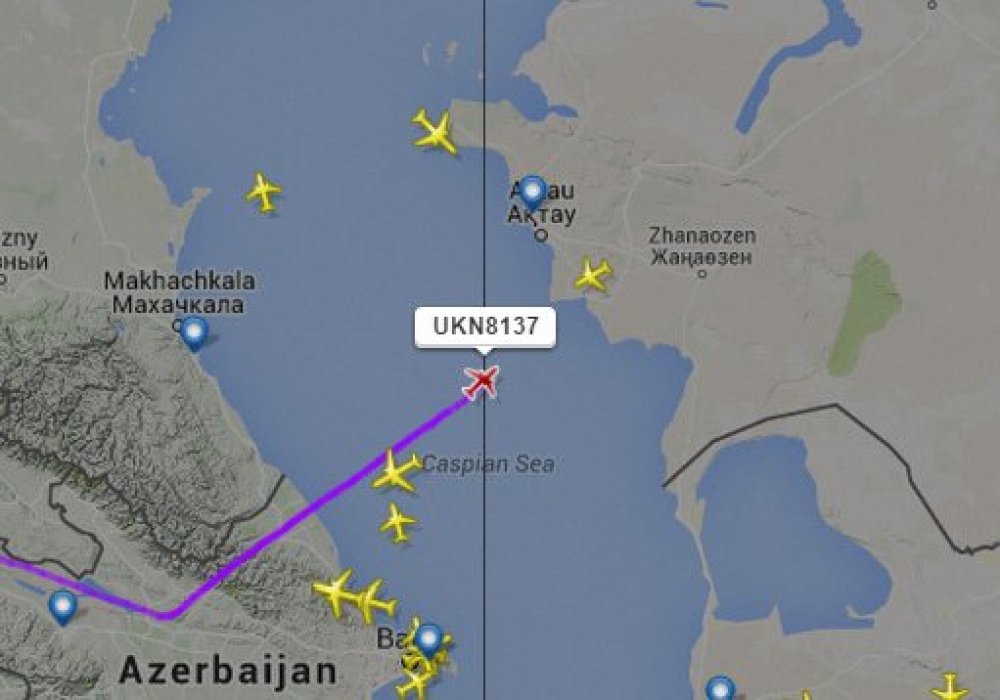 Скриншот сайта flightradar24.com