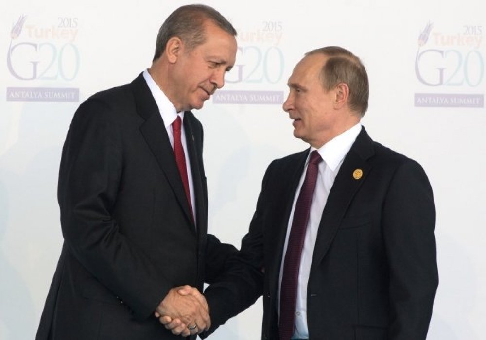 Тайип Эрдоган и Владимир Путин. РИА Новости©
