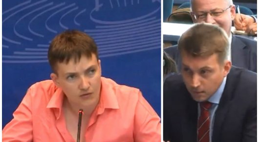 Савченко резко ответила российскому журналисту на ПАСЕ