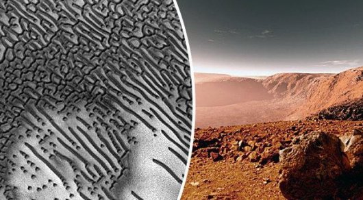 Ученые расшифровали "послание" на поверхности Марса