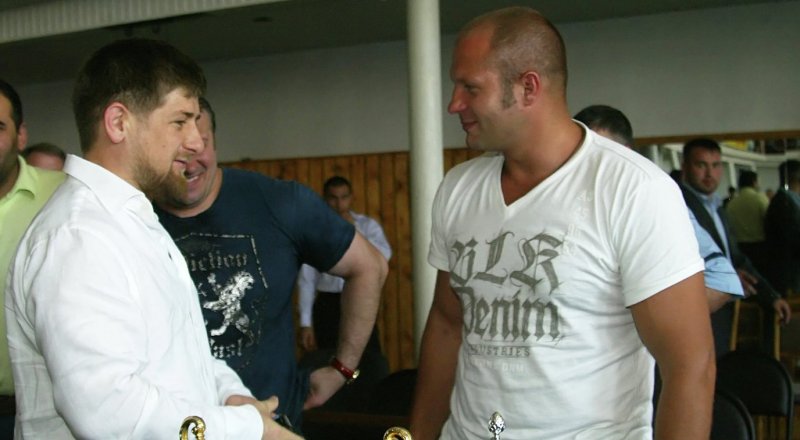 Рамзан Кадыров и Федор Емельяненко. © rsport.ru