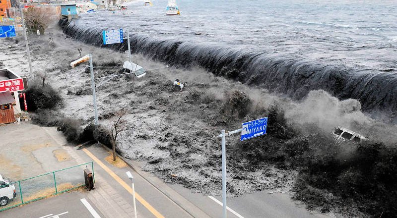 Последствия землетрясения у берегов Японии. © The Asahi Shimbun