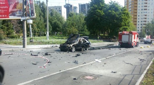 В Киеве взорвался заминированный автомобиль: погиб мужчина