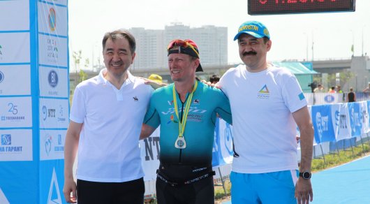Александр Винокуров о триатлоне в Астане: С плаванием было тяжело