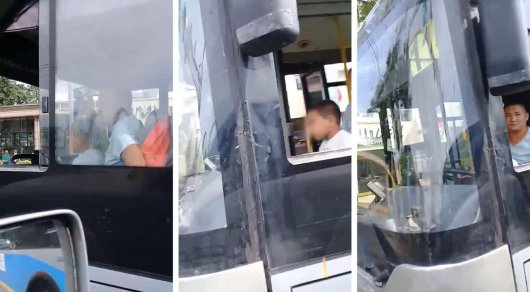 Водитель троллейбуса посадил ребенка за руль в Алматы