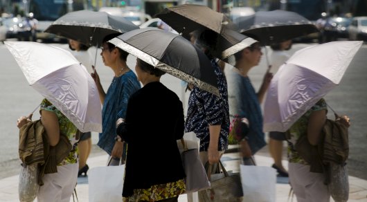 Из-за жары в Японии гибнут люди