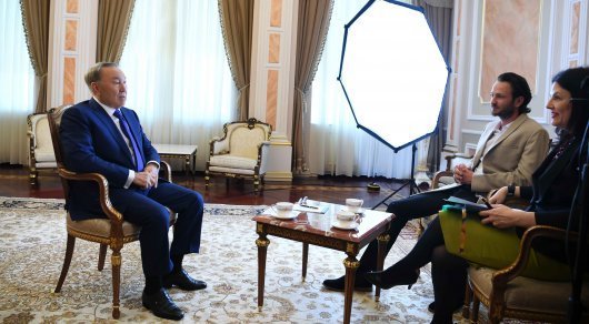 Отрывок из интервью Назарбаева телеканалу National Geographic появился в Сети