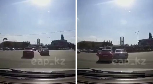 Противостояние Mercedes и BMW на дороге в Каскелене: полиция ищет водителей