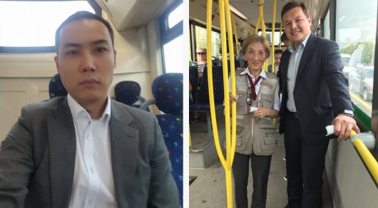 Исекешев прокомментировал фото чиновников в общественном транспорте