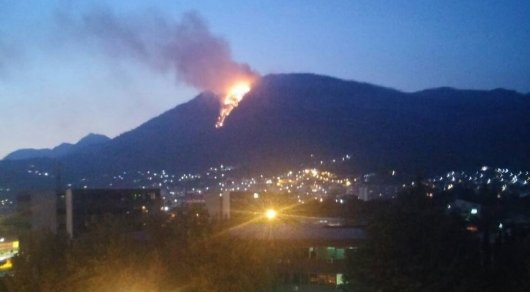 Заблудившийся польский турист устроил огромный пожар в Черногории