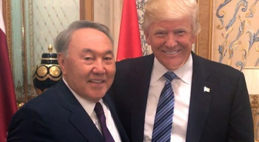 Нурсултан Назарбаев и Дональд Трамп instagram/akordapress