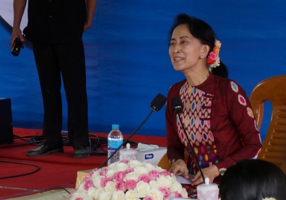 До Аун Сан Су Чжи. Фото ©REUTERS