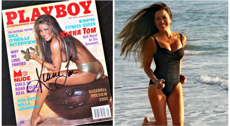 Фитнес-тренер Киана Том (США) на обложке Playboy