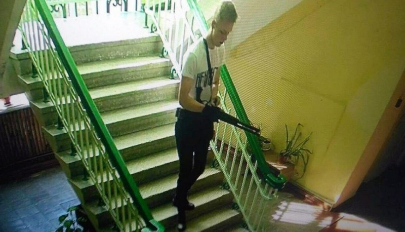 Студент Владислав Росляков, устроивший бойню в Керченском колледже. © Mash
