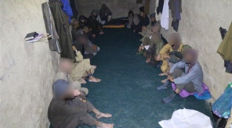 Боевики ДАИШ в афганской тюрьме. © tasnimnews.com