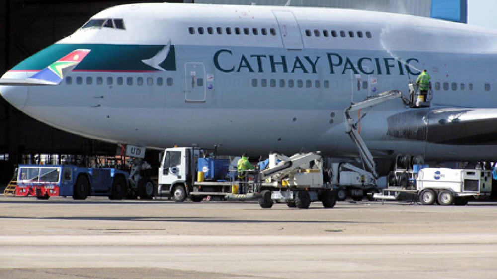 Боинг 747 Cathay Pacific