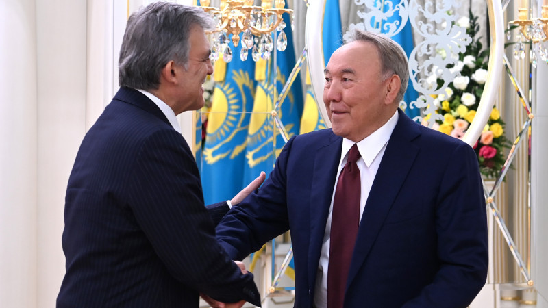 Нурсултан Назарбаев, Абдулла Гюль. Фото:elbasy.kz