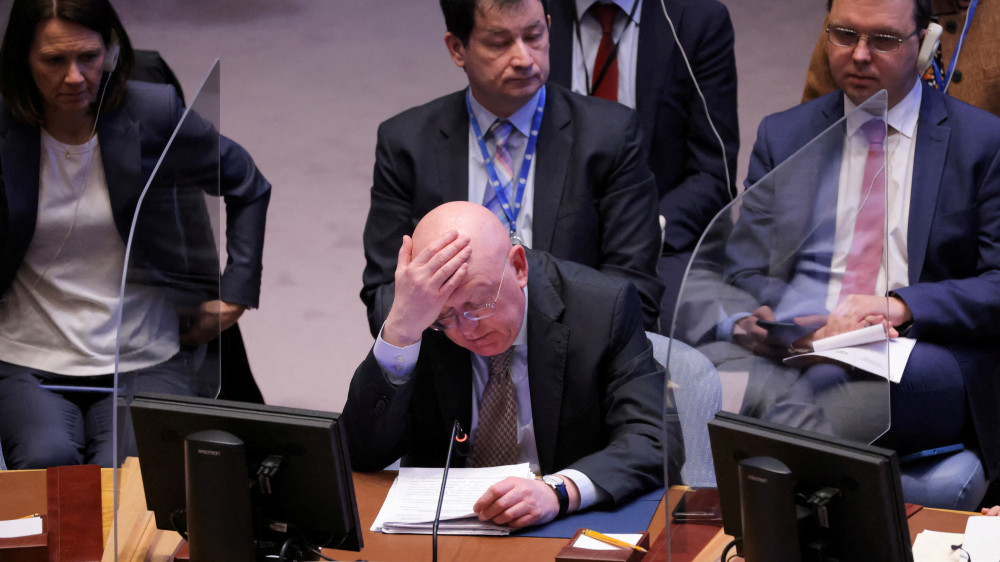 Постпред России при ООН Василий Небензя. © Reuters
