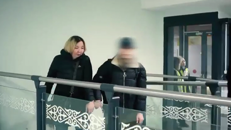 Кадр видео Генпрокуратуры Казахстана