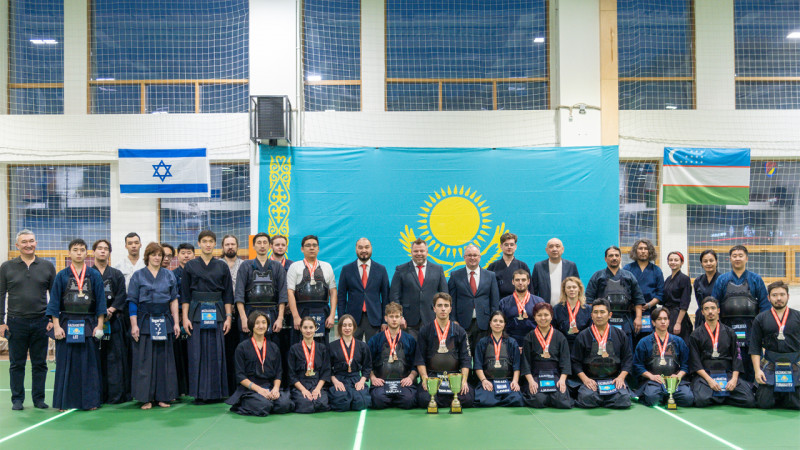 Участники VI Чемпионата Центральной Азии по кендо. Фото предоставлено организаторами чемпионата
