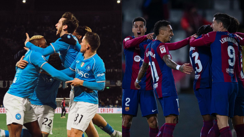 Фото: officialssnapoli/fcbarcelona/