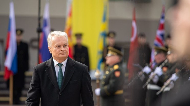 Президент Литвы Гитанас Науседа. ©️ lrp.lt