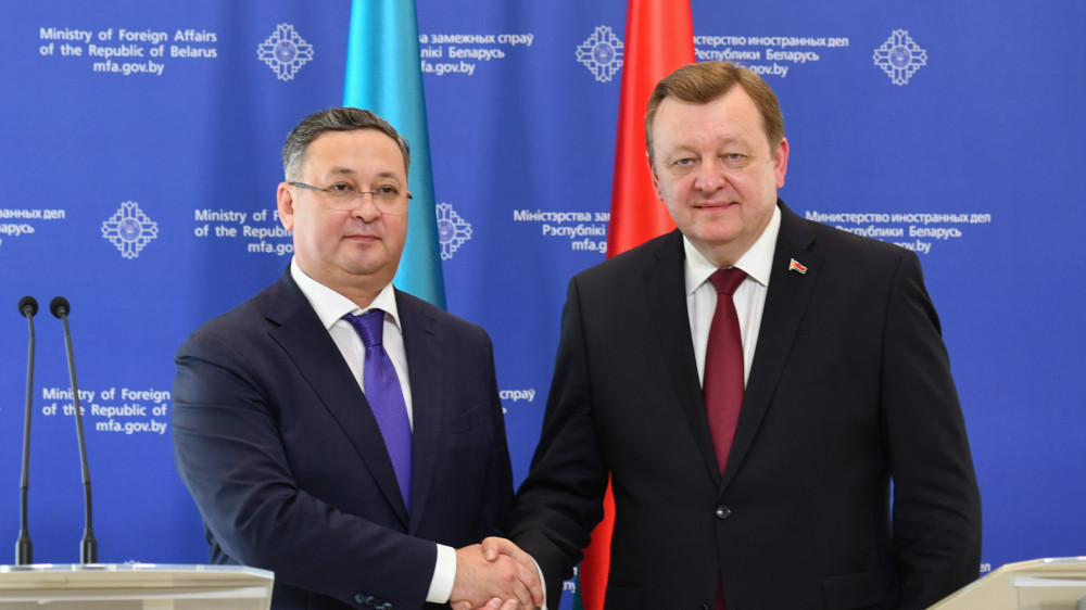 О чем договорились главы МИД Казахстана и Беларуси