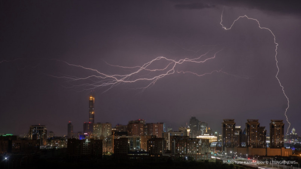 В Астане, Алматы и 14 областях объявили штормовое предупреждение