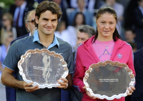 Динара Сафина и Роджер Федерер победили на турнире в Мадриде