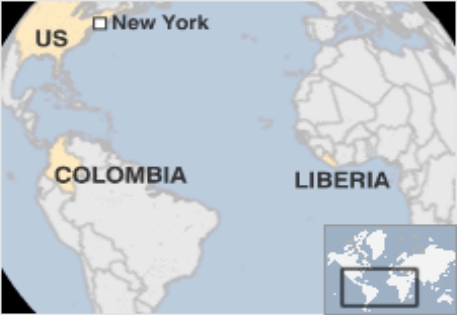 Либерия депортировала в США пытавшихся провезти четыре тонны кокаина