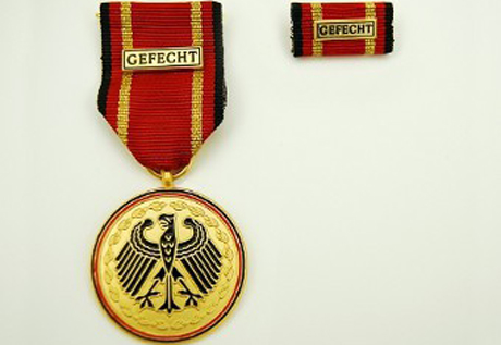 Солдаты бундесвера впервые получили боевые медали