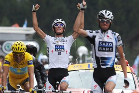 Победа на 17-м этапе Тура досталась Франку Шлеку