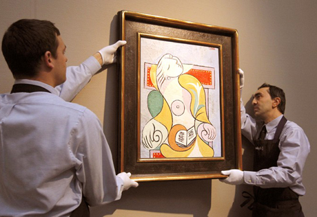 Картина Пикассо "Чтение" ушла с молотка за 40,7 миллиона долларов