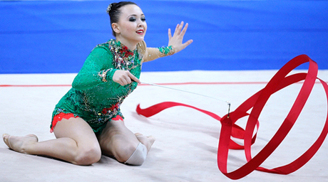 В этапе Гран-при по художественной гимнастике Алябьева заняла второе место