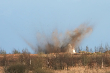 На военном полигоне под Саратовом произошел взрыв