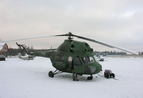 В Калмыкии разбился вертолет Ми-2