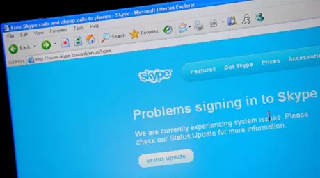 Skype списал сбой в работе на проблемы с программным обеспечением