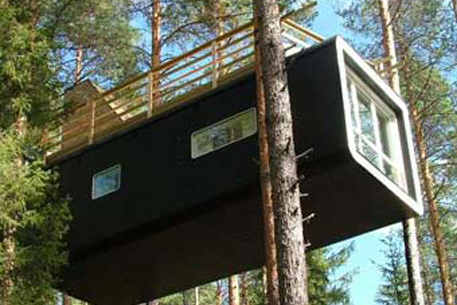 В Швеции открылся отель с комнатами на деревьях