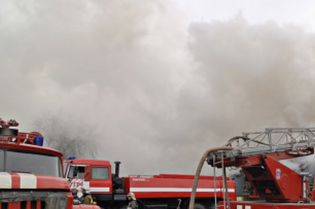 На подмосковном рынке "Пирогово" опять вспыхнул пожар