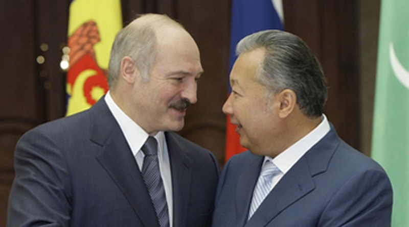 Александр Лукашенко и Курманбек Бакиев. ©РИА Новости