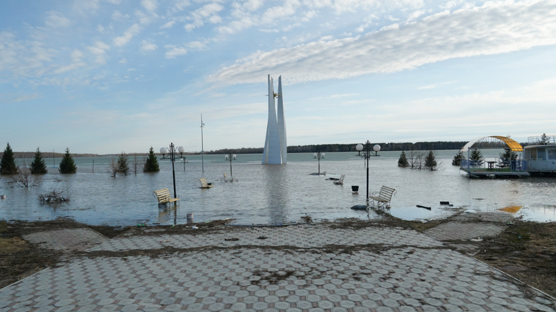 Город петропавловск затопило