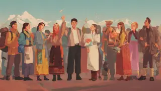 Бешбармак, окрошка и эчпочмак немножко. Истории любви без границ