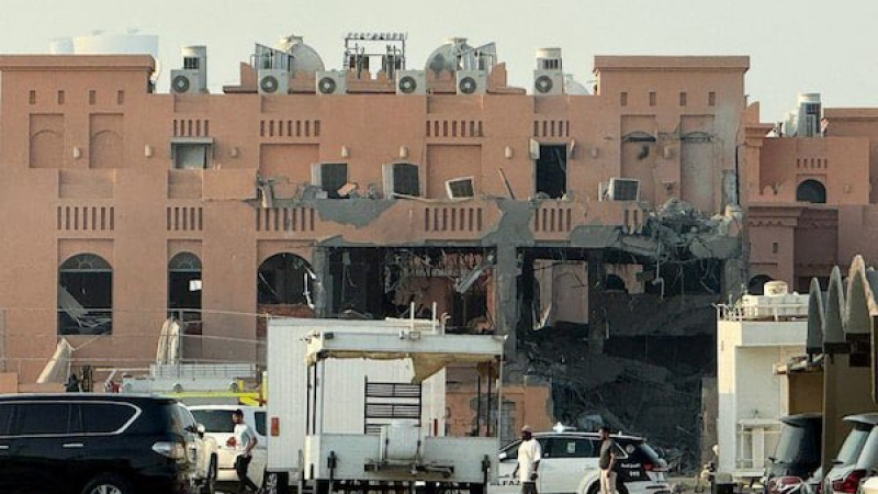 Последствия удара Израиля по Дохе. Фото: X.com/anwaribrahim