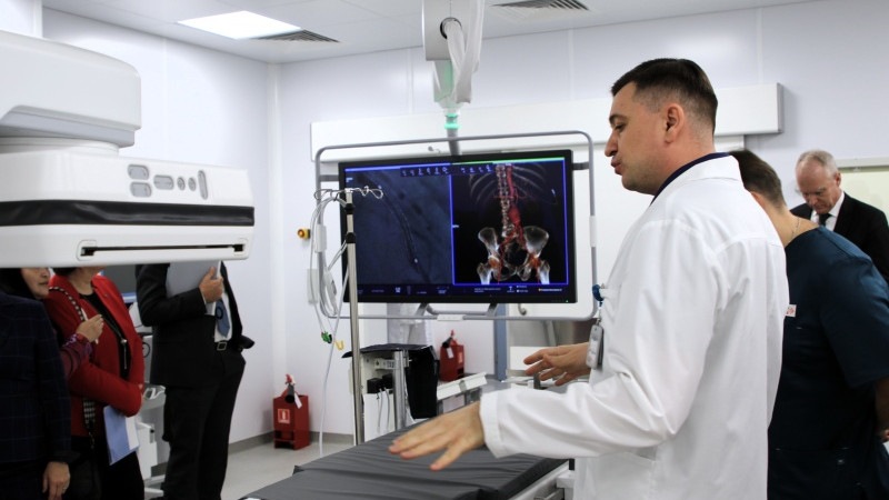 Открытие референс-центра ангиографических технологий нового поколения в БМЦ УДП РК. Фото: bmcudp.kz