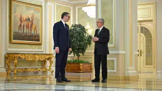 Каймак, тренерство и “исключительное будущее“. Что стоит за визитом Вучича в Астану