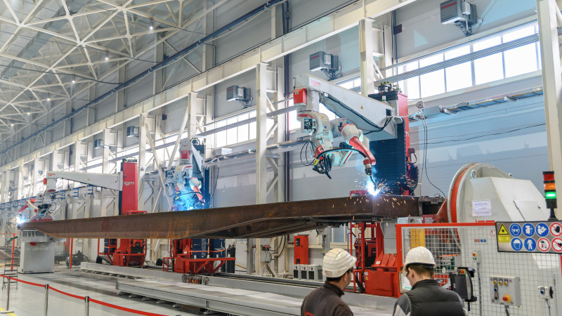 Производство поездов в Казахстане . Фото Railways Systems KZ