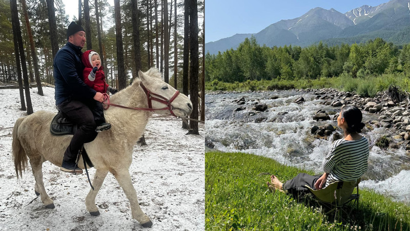 Фото: материал кейіпкерлері ұсынған