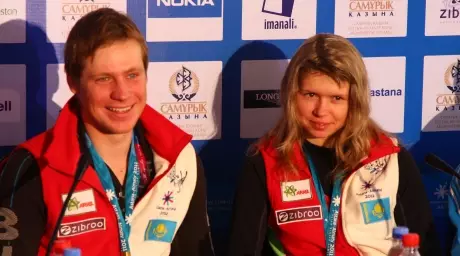 Основными соперниками казахстанских призеров по могулу были японцы