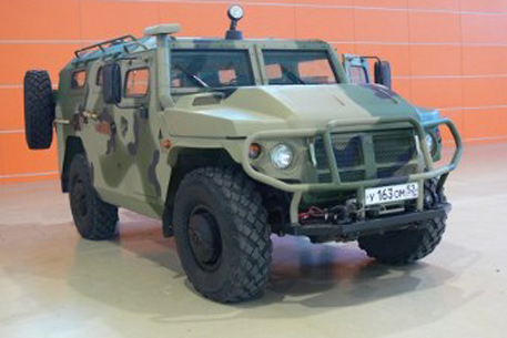 В России создали улучшенную версию бронеавтомобиля "Тигр"